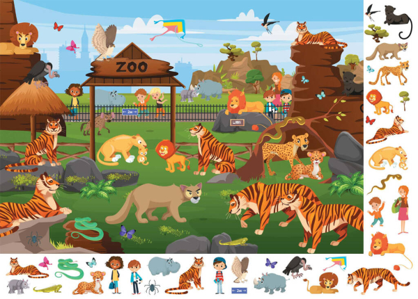 Великий віммельбух Зоопарк