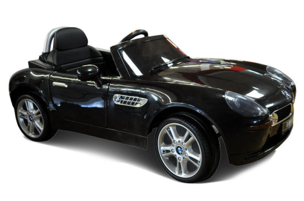 Електромобіль "BMW Z8" (з пультом, амортизатори, колеса EVA, USB\\MP3 6V7AH*2) JE1288R/C-12V р.135*7