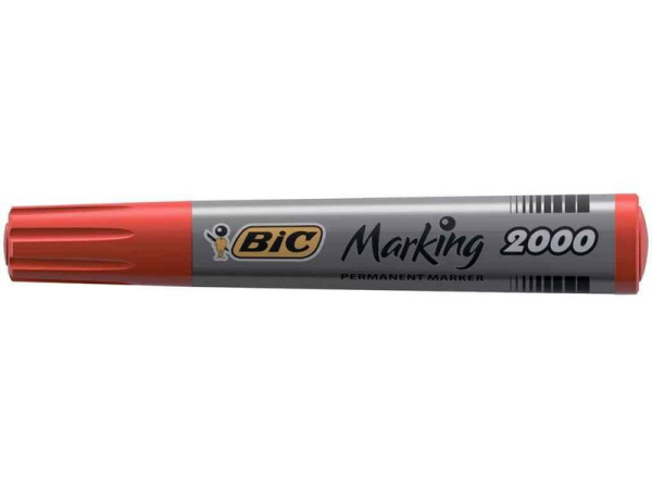 Маркер Bic перманентний 1.7 мм червоний (bc8209133)