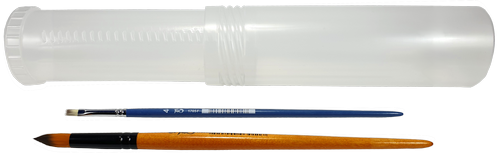 Пенал для пензлів, пластиковий розсувний тубус d = 55 мм L = 205 - 330 мм AS-0244, К-4013м  