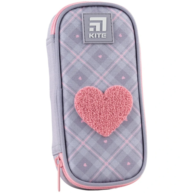 Пенал Kite Fluffy Heart K24-662-13