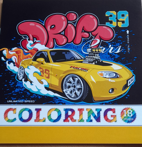 Розфарбовка  16 сторінок Coloring Book Drift