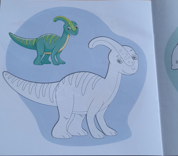 Розфарбовка  16 сторінок Coloring Book Dino time