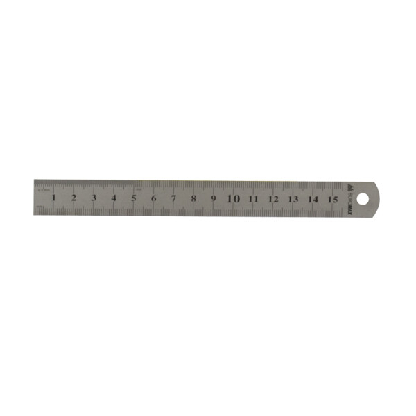 Лінійка сталева Buromax, 15 см (BM.5810-15)