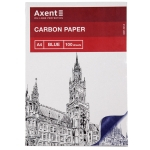 Папір копіювальний Axent 3301-02-A, 100 аркушів А4, синій