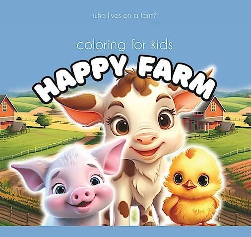 Ромальовка 24 листи Happy Farm-1  видавництво  Мандарин 