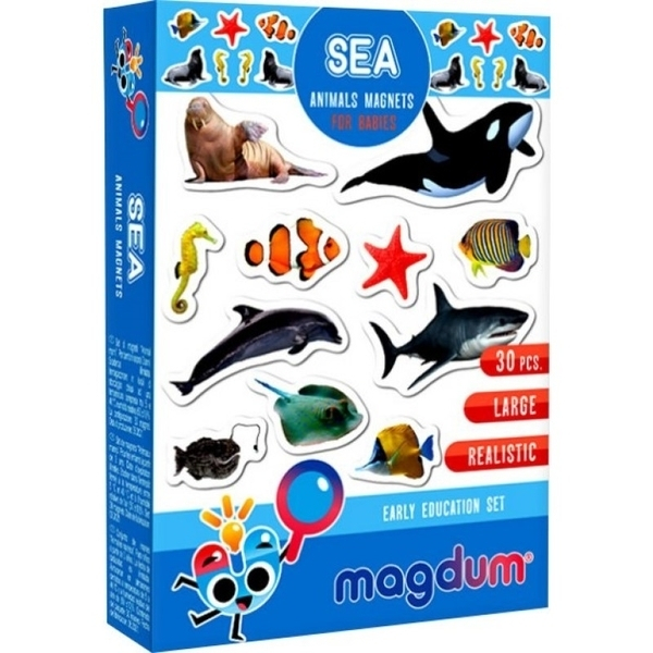 Набір магнітів Magdum Морські фото (ML4031-28 EN)