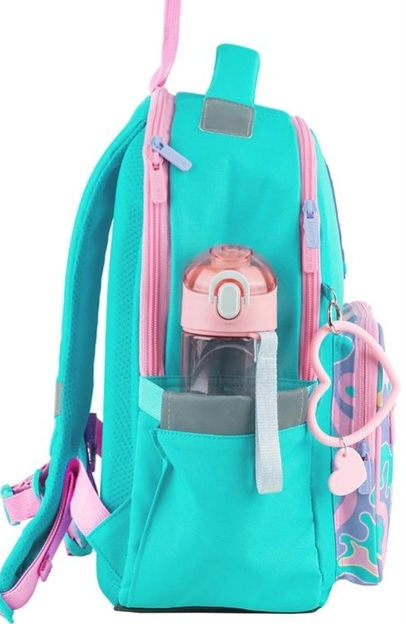 Рюкзак шкільний Kite Rainbow Catcorn 39х29х14.5 см Бірюзовий K24-770M-3 