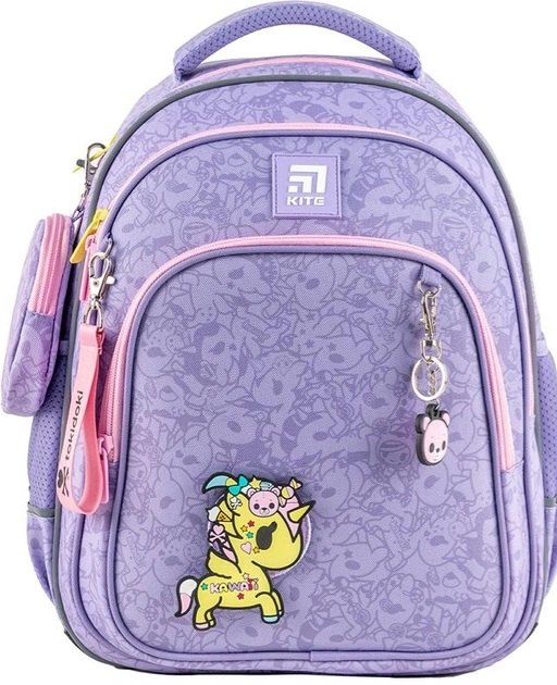 Рюкзак шкільний Kite tokidoki 37x27.5х12.5 см Фіолетовий 