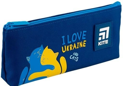 Пенал Kite BE Ukraine 8x19.5x3.5 см Синій (K24-680-3)