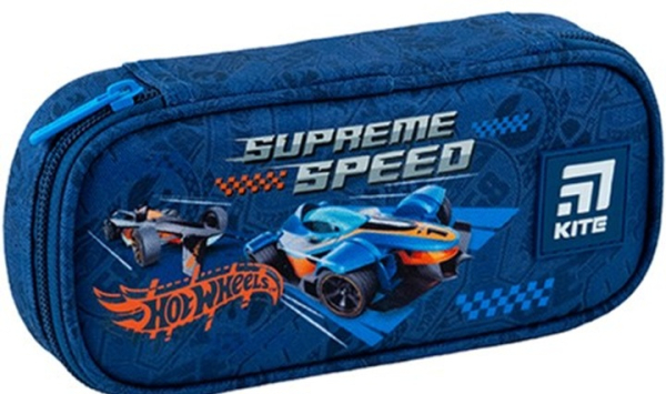 Пенал Kite Hot Wheels 21x8.5x4.5 см Синій (HW24-662-1)