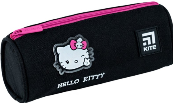 Пенал Kite Hello Kitty 7x19х6.5 см Чорний (HK24-667)