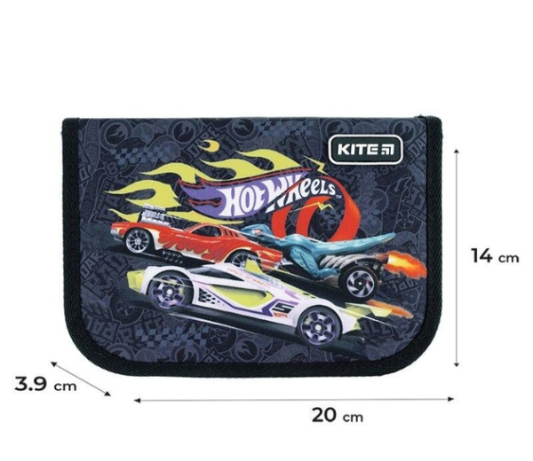 Пенал шкільний Kite  Hot Wheels