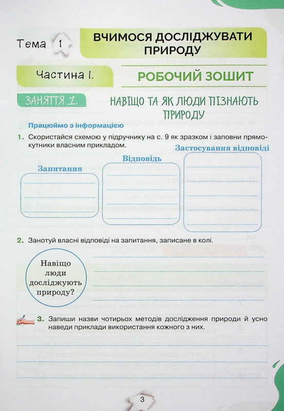 Книга Пізнаємо природу. Робочий зошит. 6 клас