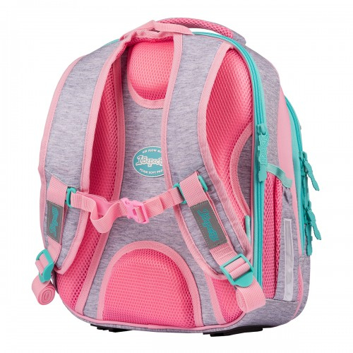Рюкзак шкільний 1Вересня S-106 "Best Friend", рожевий/сірий 551640