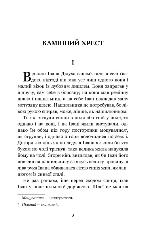 Книга Камінний хрест. Новели