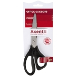 Ножиці Axent Modern 6411-01-A, 20 см, з пластиковими ручками, чорні