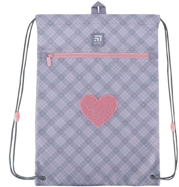 Сумка для взуття Kite Fluffy Heart K24-601M-23