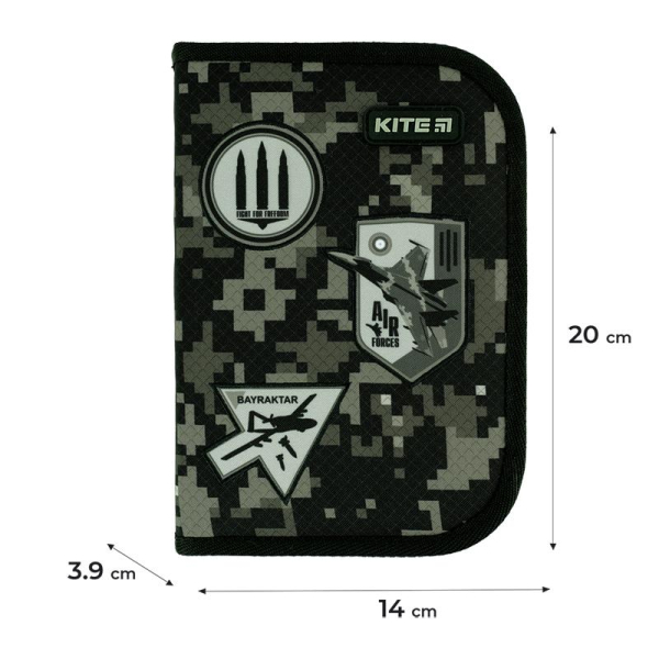 Пенал з наповненням Kite Air Force K24-622H-10