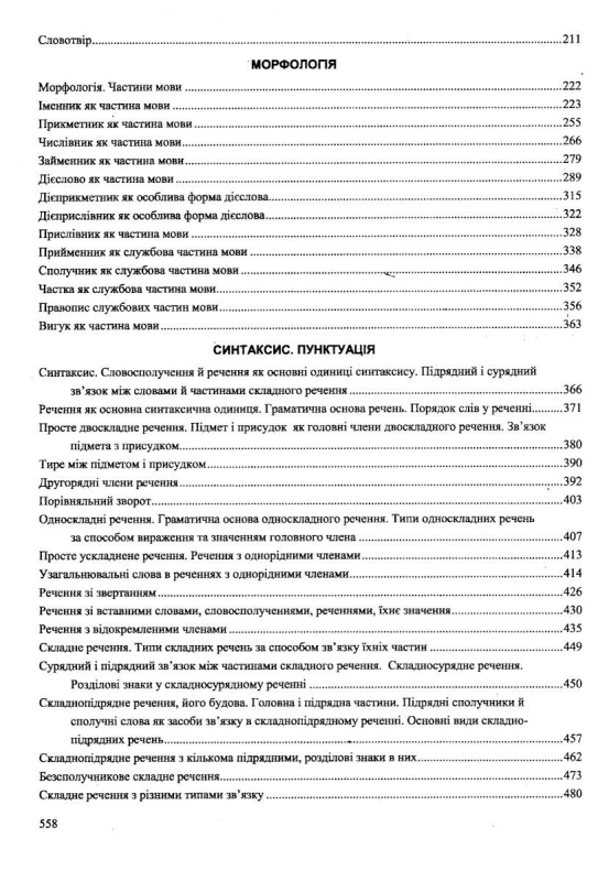 Книга Українська мова. Комплексне видання для підготовки до НМТ/ЗНО 2025