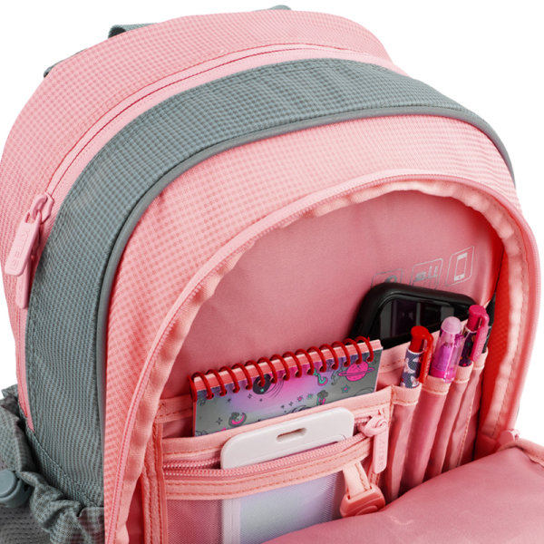 Рюкзак шкільний Kite Education Gray & Pink K22-771S-2