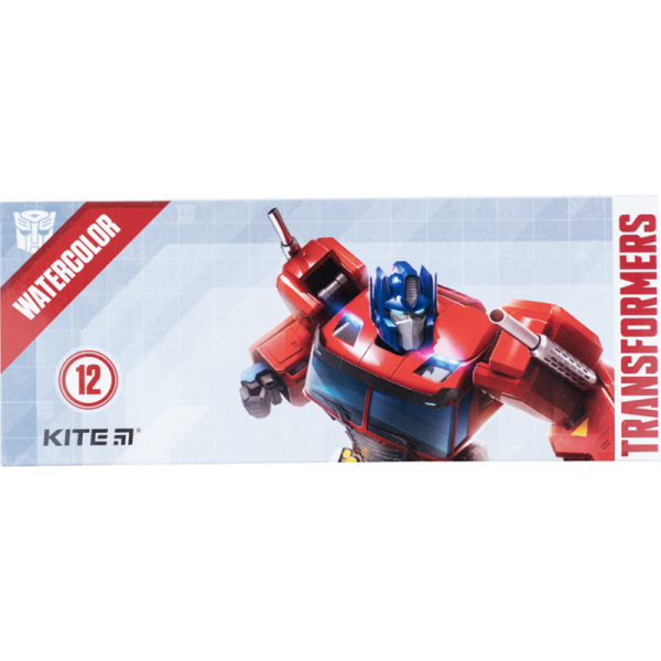 Фарби акварельні Kite Transformers , 12 кольорів