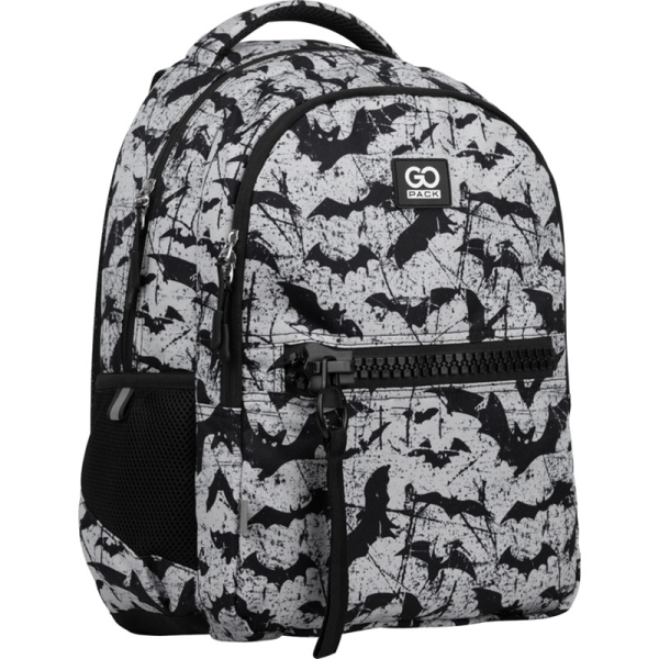 Шкільний рюкзак Рюкзак GoPack Teens 161M-2 Bat (GO22-161M-2)