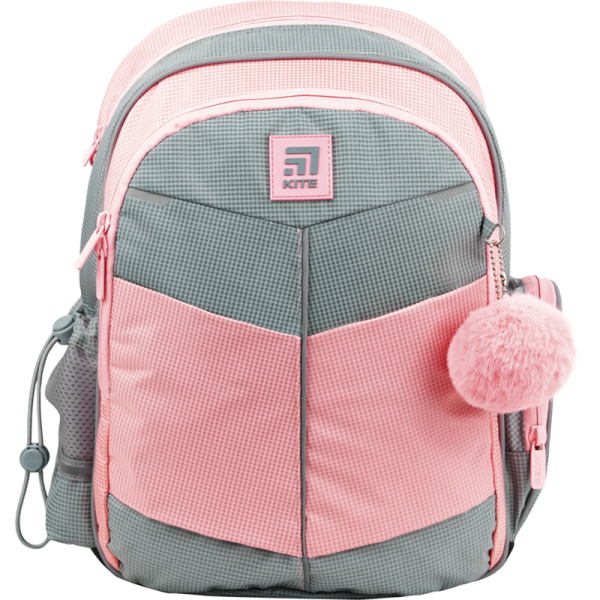 Рюкзак шкільний Kite Education Gray & Pink K22-771S-2