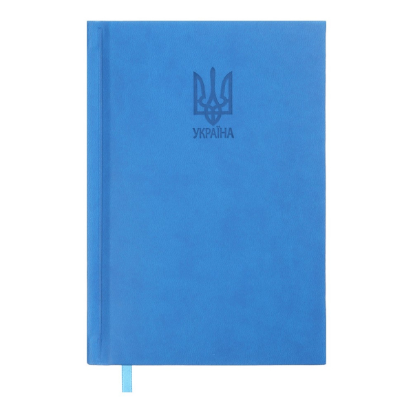 Щоденник датов. 2025 HERALDRY, A6, світло-синій, иск.кожа/поролон (BM.2584-02)