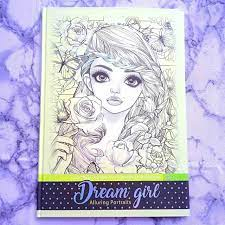 Альбом розмальовка для скетчингу Dream girl