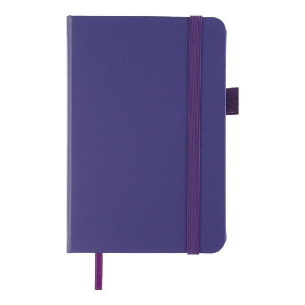 Книга записна "ETALON" 95*140, 96 арк., клітинка, обкл. штучна шкіра, фіолетовий BM.296160-07