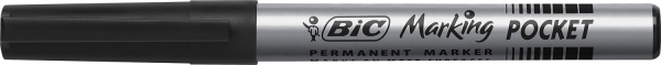 Маркер перманентний Bic Fine 1.1 мм чорний (bc8209022)