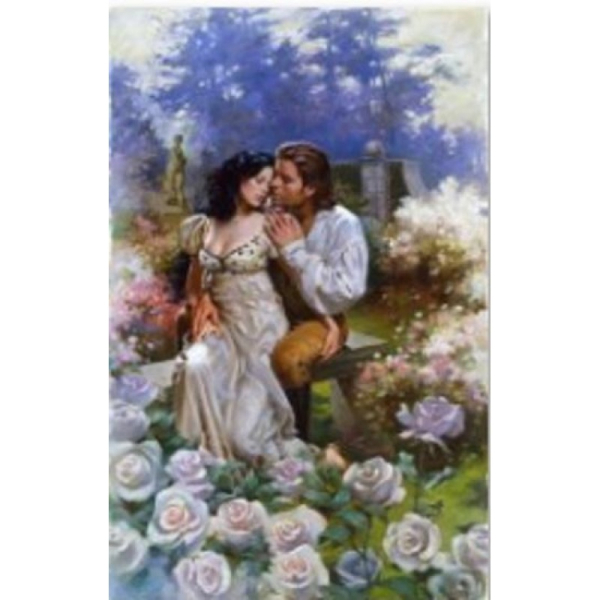 Алмазна мозаїка Любов. Зустріч у саду, 30х40см, полотно на підрамнику, Dreamtoys (H8735)