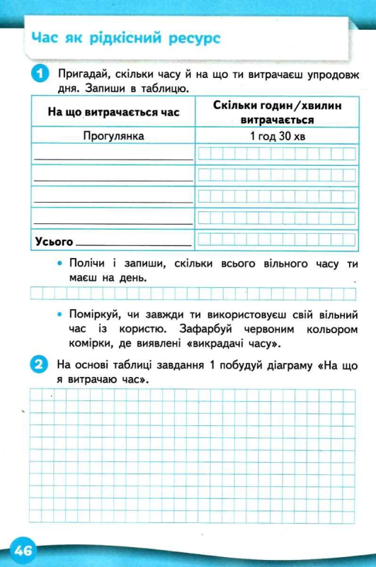 НУШ 4 клас. Я досліджую світ. Робочий зошит. Частина 1. Єресько Т.П. 978-966-983-246-7