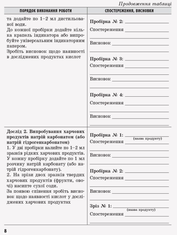 Хімія (рівень стандарту). 10 клас. Зошит для хімічних експериментів та розрахункових задач