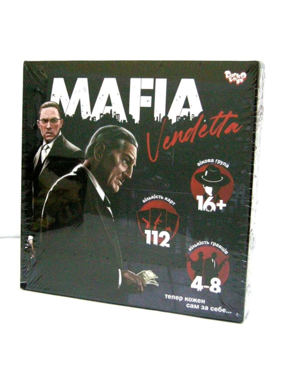 НАСТІЛЬНА ГРА "MAFIA. VENDETTA", DANKO TOYS, MAF-01-01U