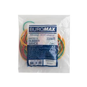 Гумки для грошей Buromax JOBMAX 50 г 55 мм асорті BM.5515