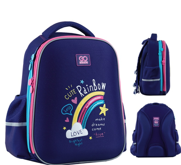 Рюкзак GoPack Education полукаркасный GO24-165M-1 Cute Rainbow