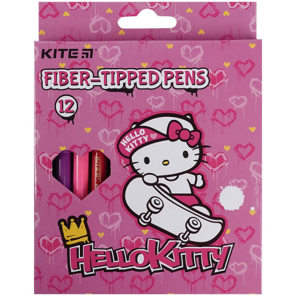 Фломастеры Kite Hello Kitty , 12 цветов