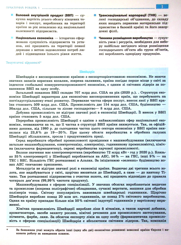 Книга Географія. Зошит для практичних робіт. 10 клас (+ кольорові карти)