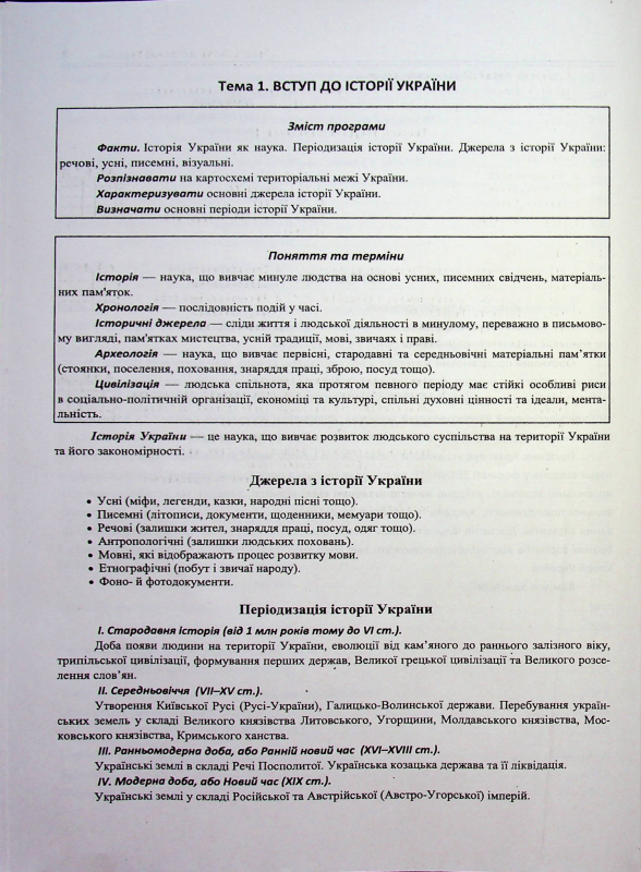 Історія України. Комплексна підготовка до ЗНО/НМТ 2025