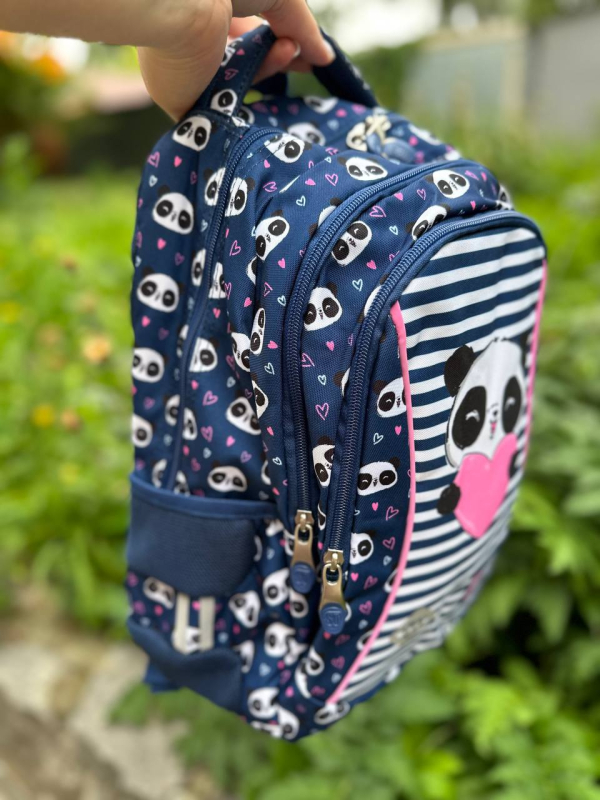 Шкільний рюкзак  для 1-3 класів,  ST.RIGHT, модель BP26 Love Panda, синій 652578