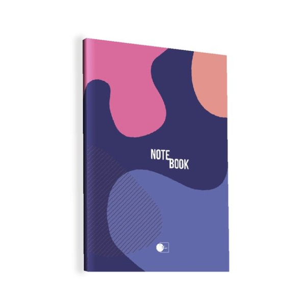 Книга обліку А4 96 листів тверда обкладинка "Abstract notebook", клітинка