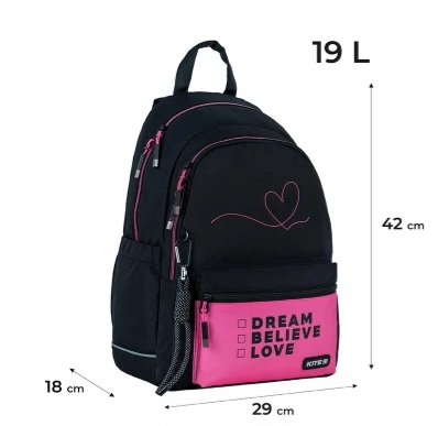 Рюкзак шкільний Kite Education teens 2575M (LED), K24-2575M