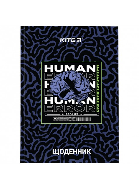 Щоденник шкільний Kite Human Error K24-262-11