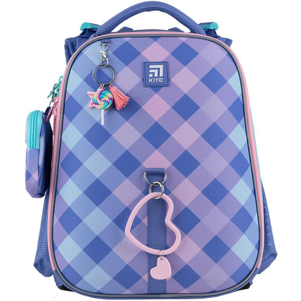 Рюкзак шкільний Kite Education Purple Chequer K24-531M-2