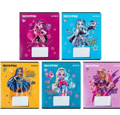 Новинка       Зошит шкільний Kite Monster High MH24-234, 12 аркушів, лінія