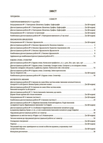 НУШ Українська мова. УСІ діагностувальні роботи. 6 клас (українською мовою)