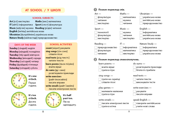 Правила та практикум — Англійська мова. 3 клас