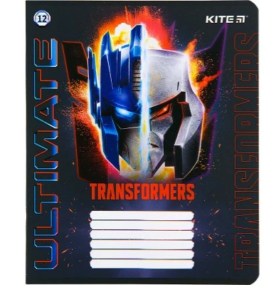 Зошит шкільний Kite Transformers TF22-234, 12 аркушів, лінія